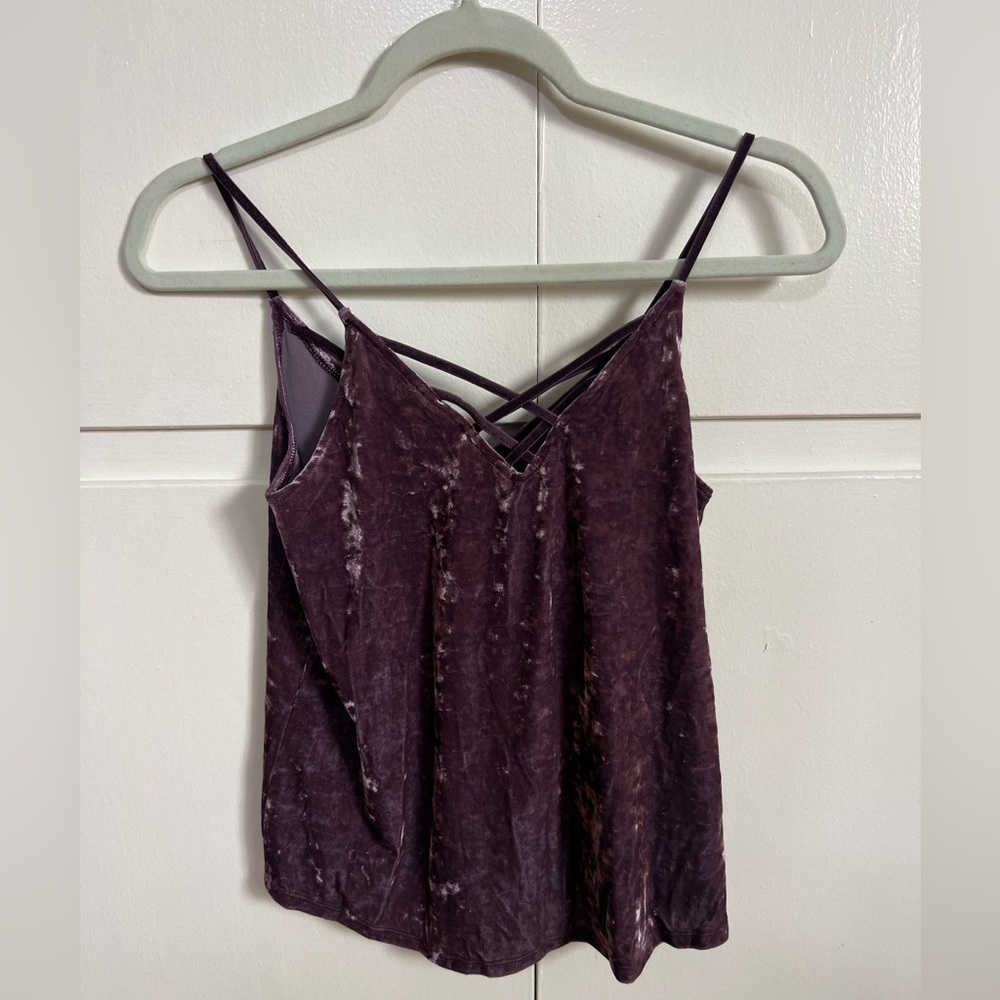 American Eagle velvet shirt
